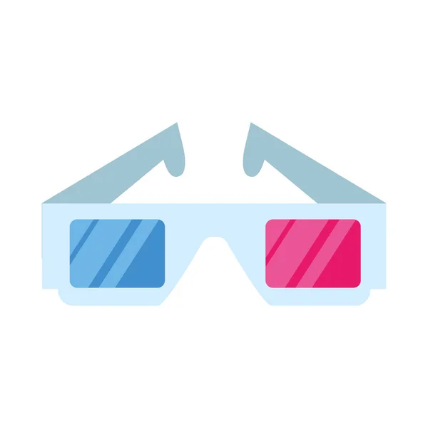 3D Film Brille Symbol — Stockvektor