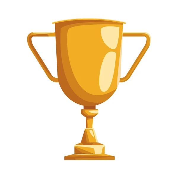Trophy cup icon, colorful design — 스톡 벡터