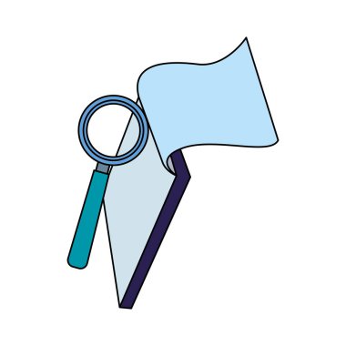 defter ve büyüteç