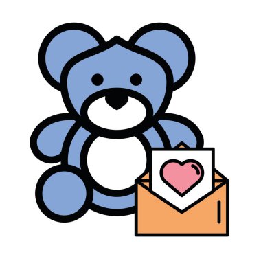 Mutlu sevgililer günü zarfları.