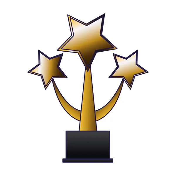 Stars award icon image, colorful design — 스톡 벡터