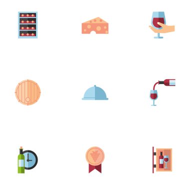 Bir demet şarap ikonu.