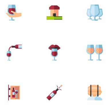 Bir demet şarap ikonu.