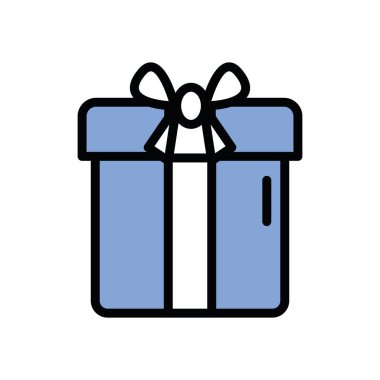 hediye kutusu izole edilmiş simge