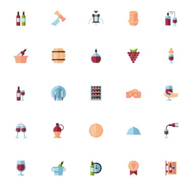 Bir demet şarap ikonu.