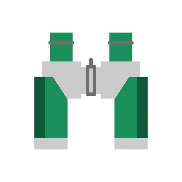 Binoculars military force isolated icon — ストックベクタ