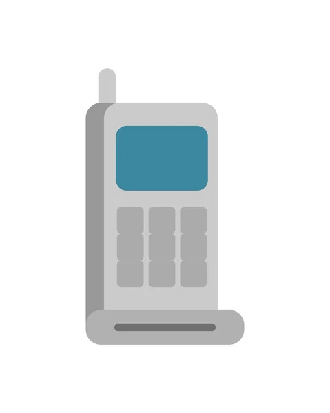 Communicator radio militaire kracht geïsoleerd pictogram — Stockvector