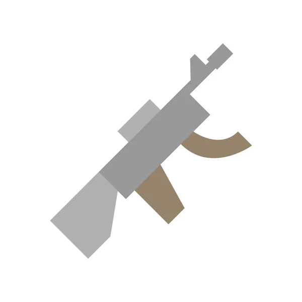 Arma militar força isolado ícone — Vetor de Stock