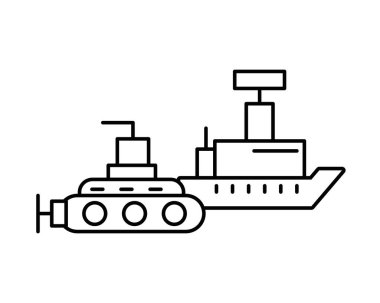 Gemisi olan denizaltı askeri gücü.