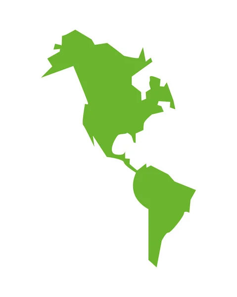 新しい大陸地理図のアイコン — ストックベクタ