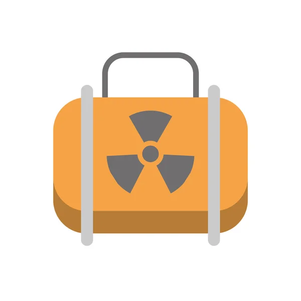 Nuklearne siły militarne odizolowane ikona — Wektor stockowy