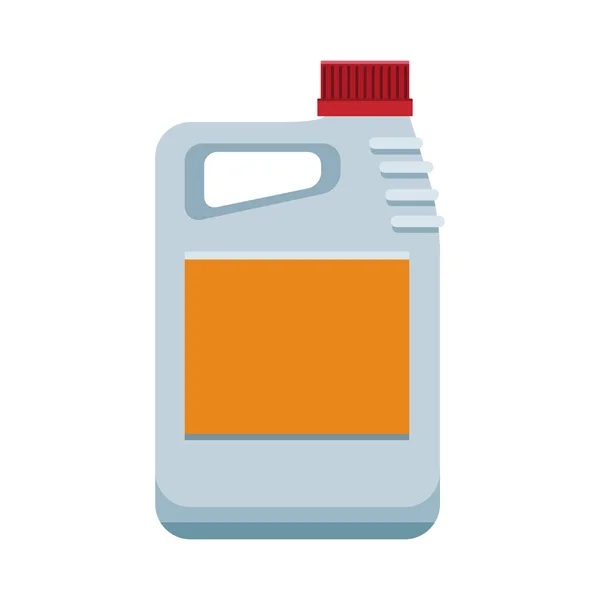 Ikona butelki oleju samochodowego, kolorowy design — Wektor stockowy