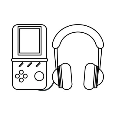 video game portable with earphones