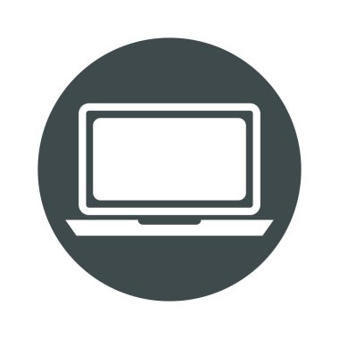 dizüstü bilgisayar aygıtı izole edilmiş simge