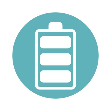 Pil seviyesi izole güç simgesi