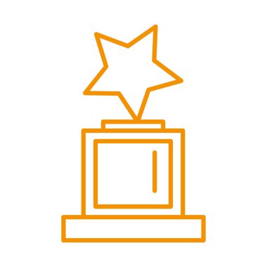 trophy award price with star