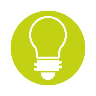 ampul ışığı enerji izole simgesi