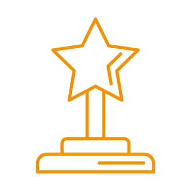 trophy award price with star