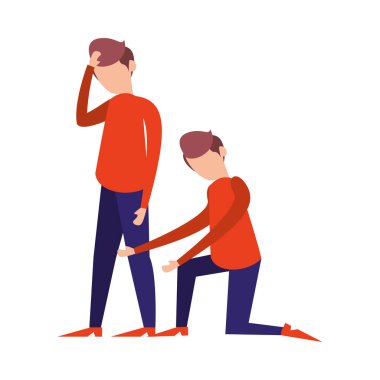 Genç erkekler arkadaş karakterleri avatarlar