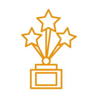 trophy award price with stars