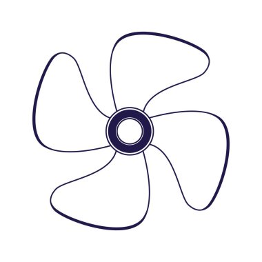 propeller icon image, flat design