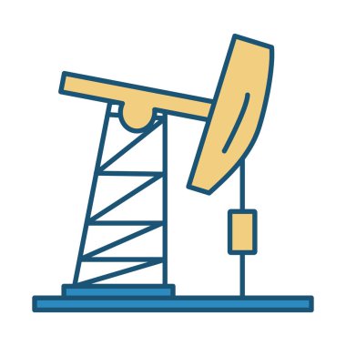 sondaj tesisi izole edilmiş simgesi