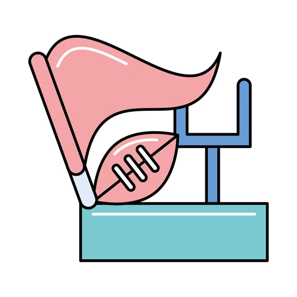 Американский футбольный шар с дугой и флагом — стоковый вектор