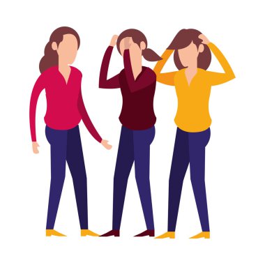 Kız Avatarlar karakter grubu