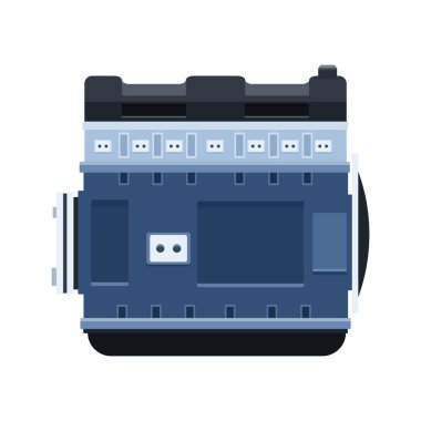 araba motor simgesi, renkli tasarım