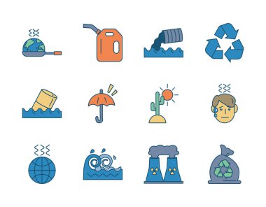 Çevre simgelerinin demeti