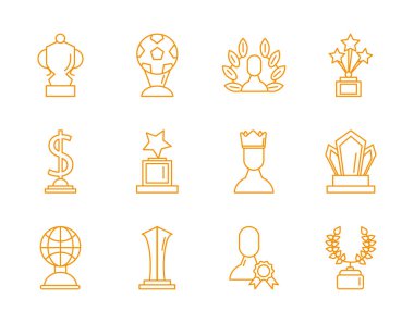 ödül paketi belirlenmiş simgeler