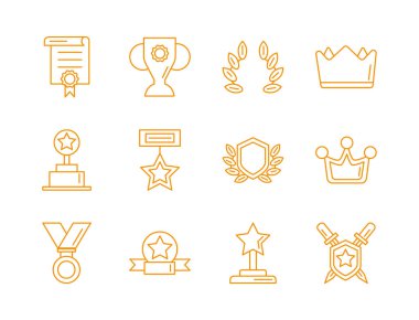 ödül paketi belirlenmiş simgeler