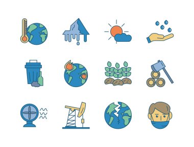 Çevre simgelerinin demeti