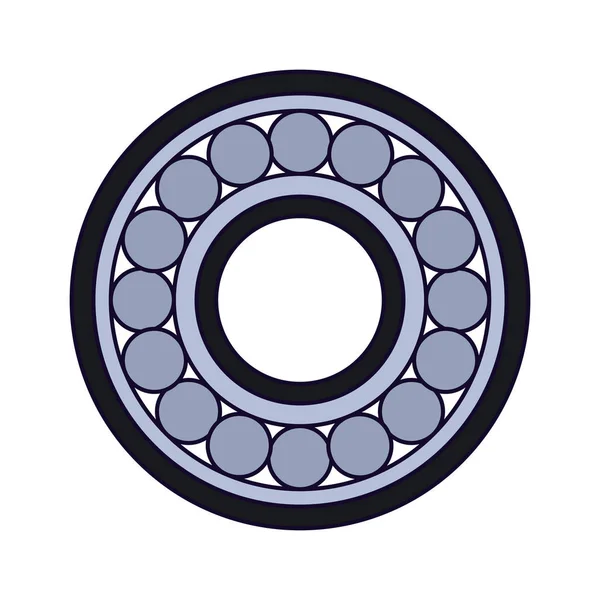 Brake disc icon, colorful design — 스톡 벡터