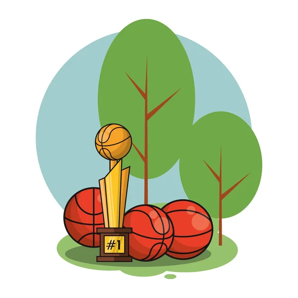 Изолированная икона баскетбольного оборудования — стоковый вектор