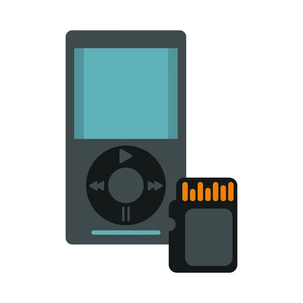 Musik Media Player mp3 Symbol — Stockvektor