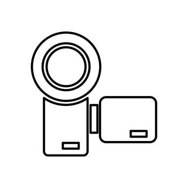 video kamera cihaz izole simgesi