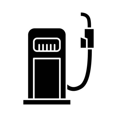 istasyon servis yağı izole edilmiş simgesi