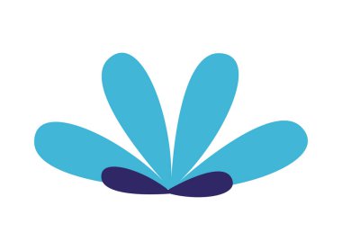 Ekoloji yaprakları izole edilmiş bitki simgesi