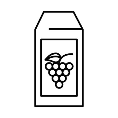 Üzümler paketlenmiş taze meyveler