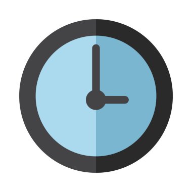 saat saati izole edilmiş simge