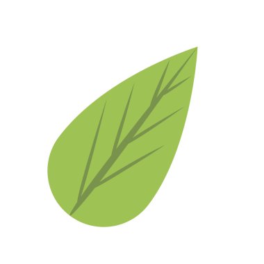 Ekoloji yaprağı bitkisi ikonu izole
