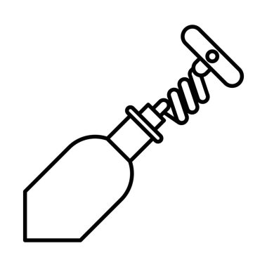 şarap şişesi tirbuşonla iç