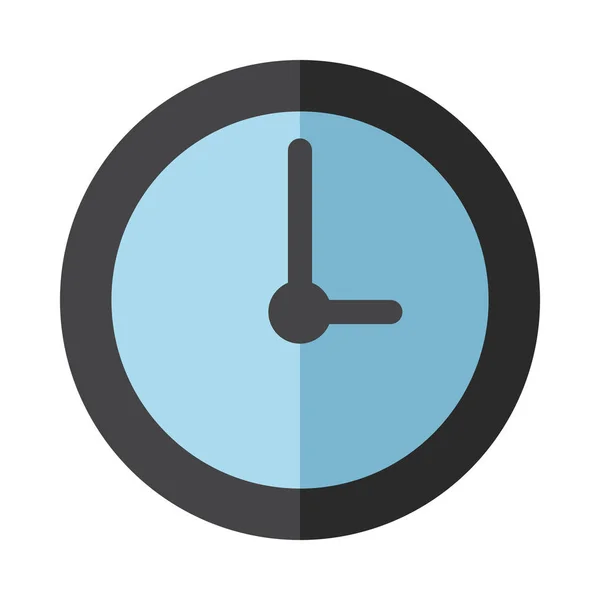 Reloj de tiempo icono aislado — Vector de stock