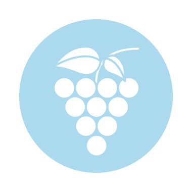 Üzümler taze meyve ikonu