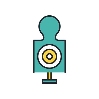 askeri güç satırını hedef al ve biçim simgesini doldur