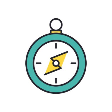 pusula kılavuz aygıt satırı ve biçim simgesi