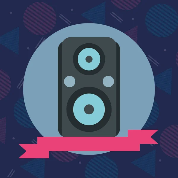 speaker audio music isolated icon