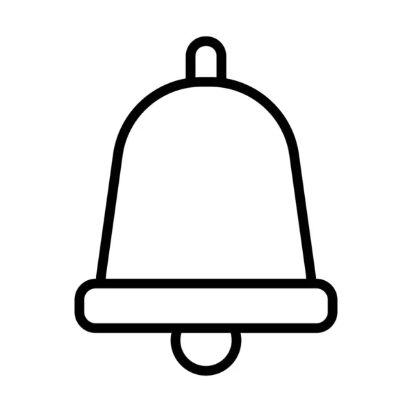 Dzwonek dźwięk linia styl ikona — Wektor stockowy