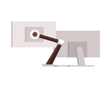 masaüstü bilgisayar görüntüleme simgesi izole edildi